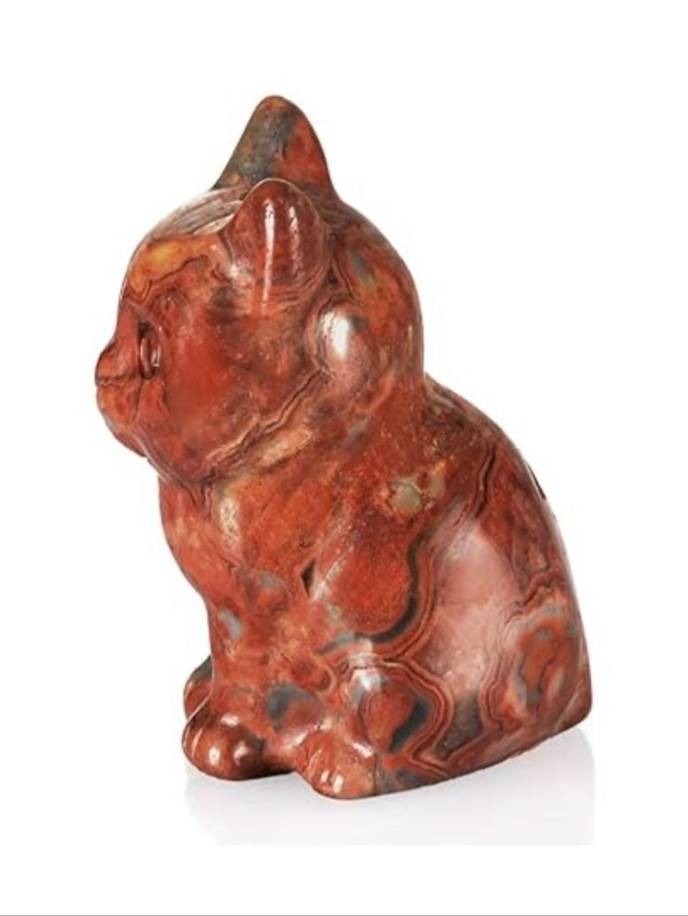 Bosfante 2" Agate Cat Figurine - Picture 4 of 5